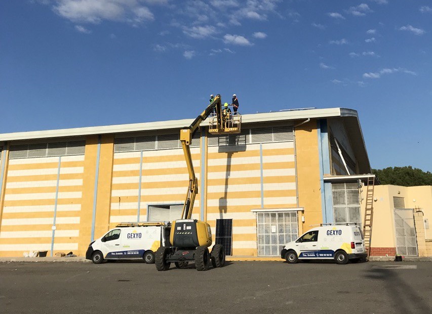 Instalación 10Kw Fotovoltaica Polideportivo Jerez