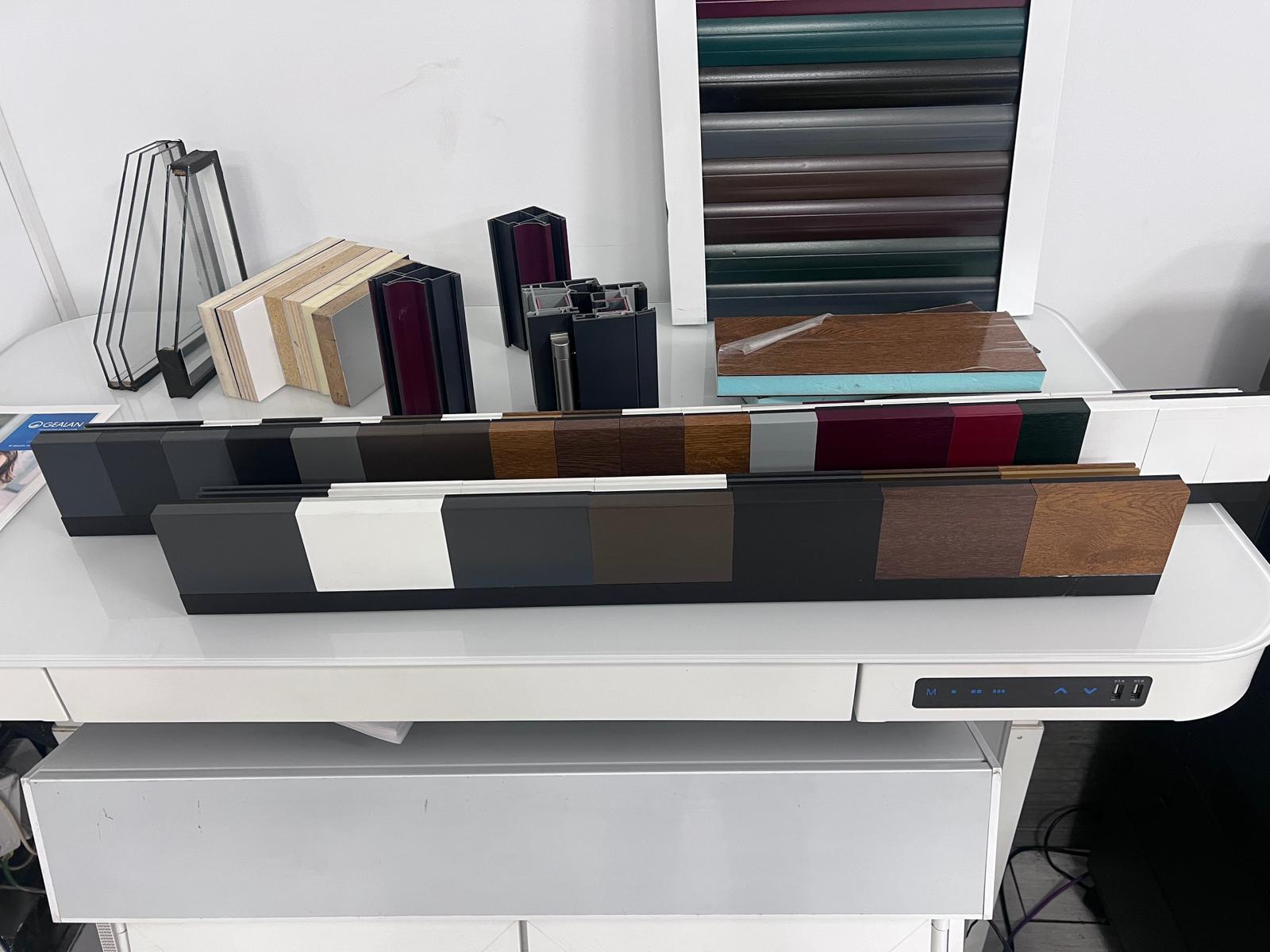 Muestras todo tipo de colores en pvc