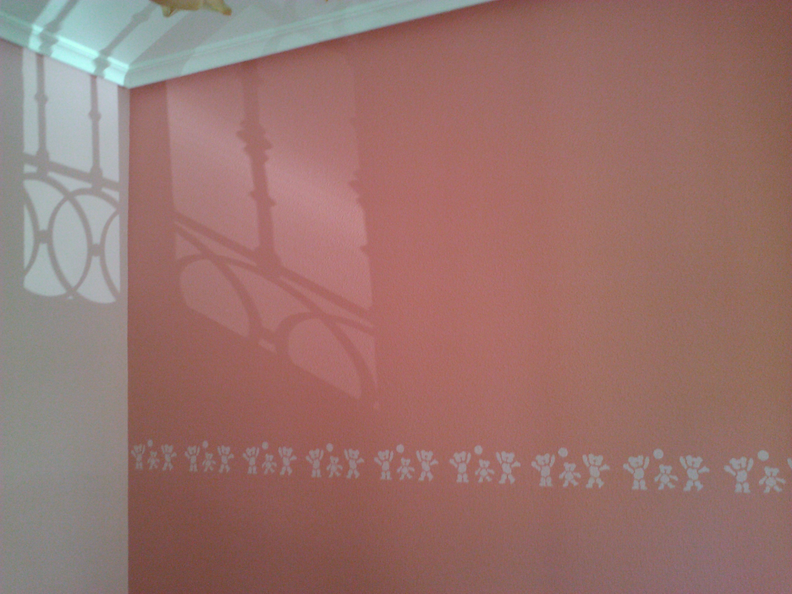 pintura decorativa, rayas, molduras y estucados