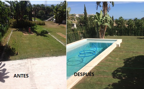 Construcción de piscina