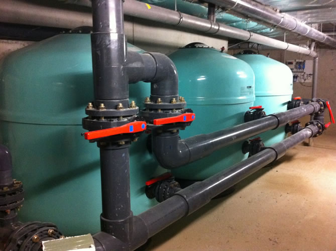 Filtros arena piscina