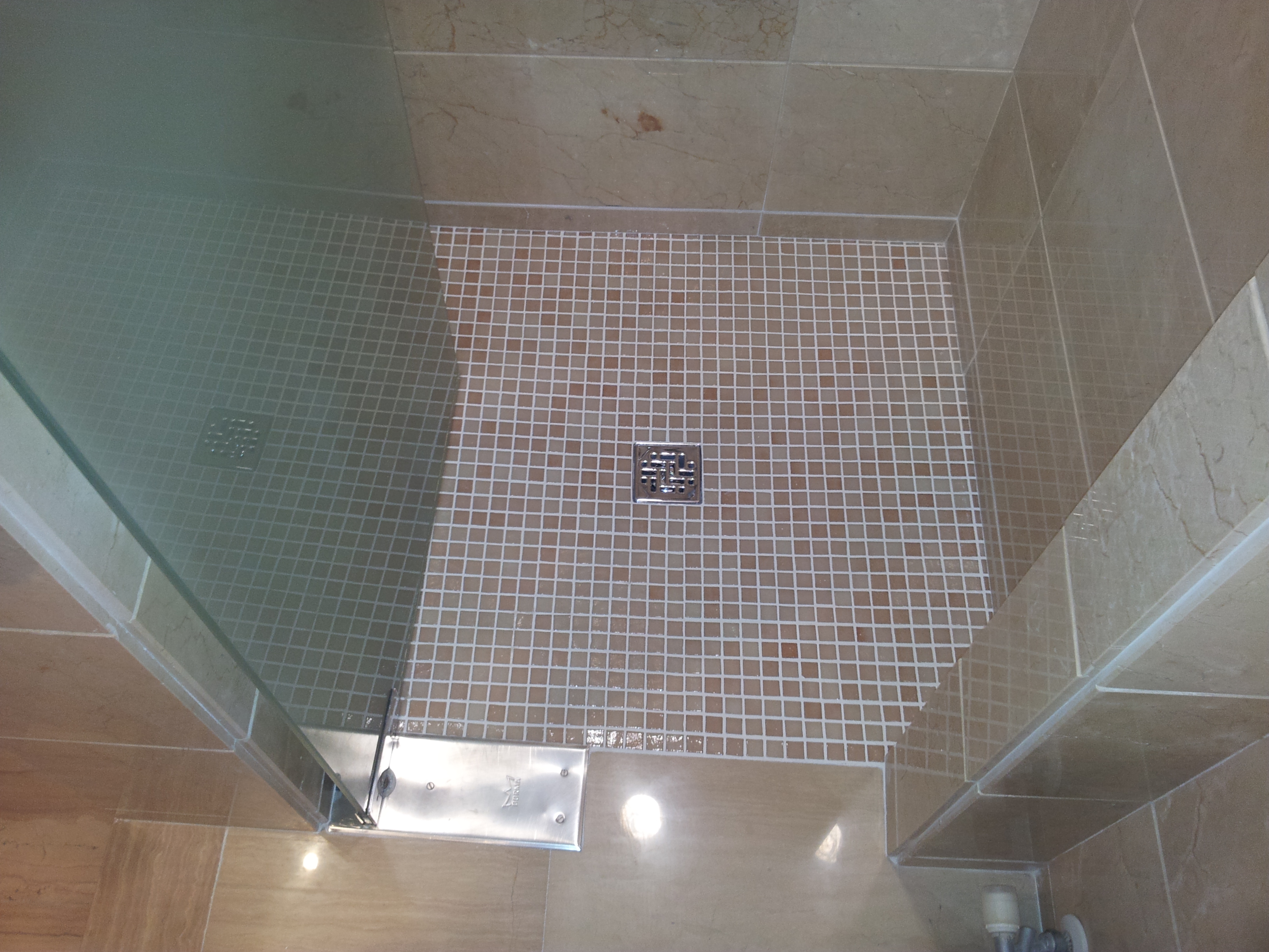 Plato de ducha de obra