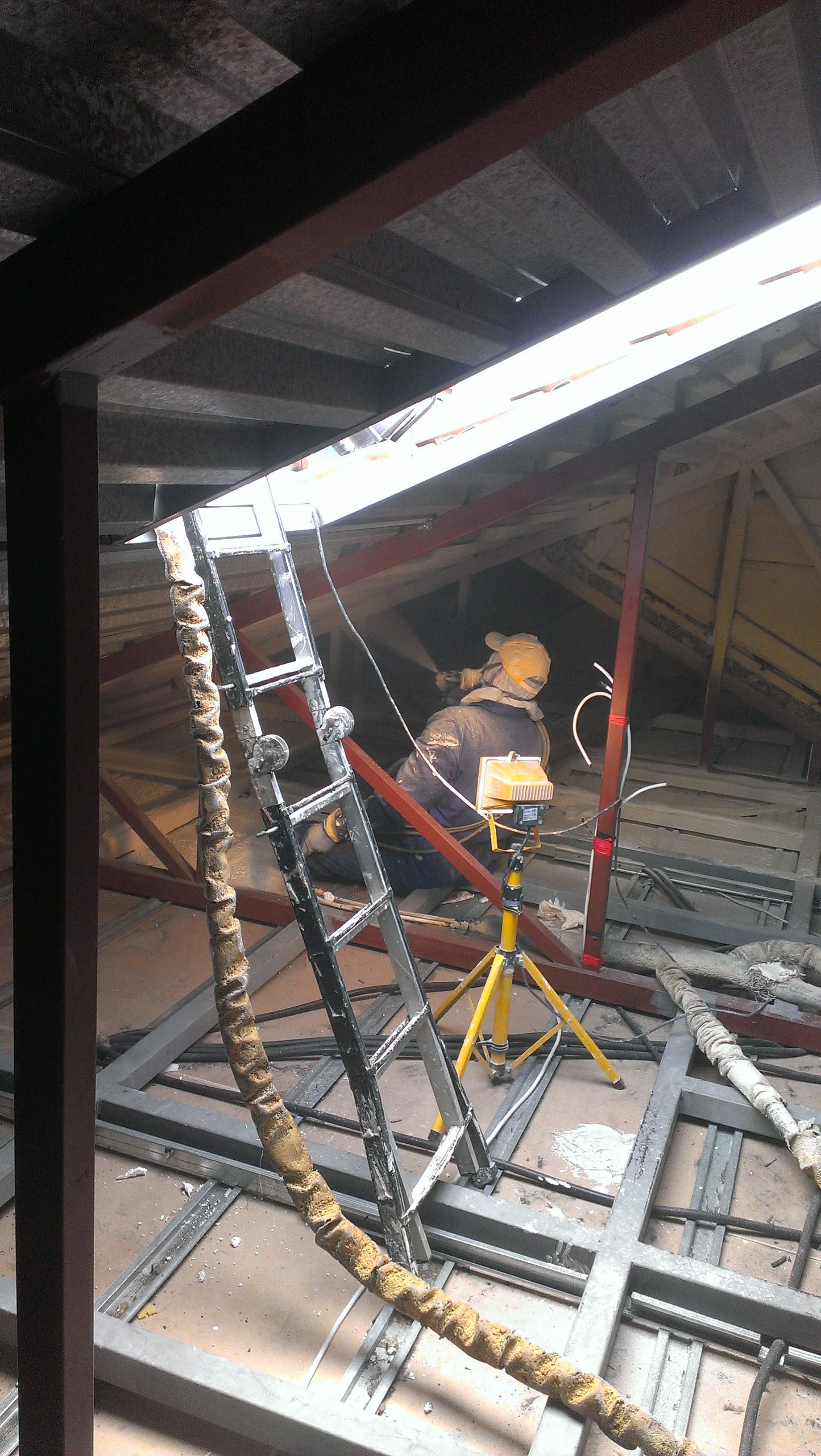 proyectado con poliuretano 