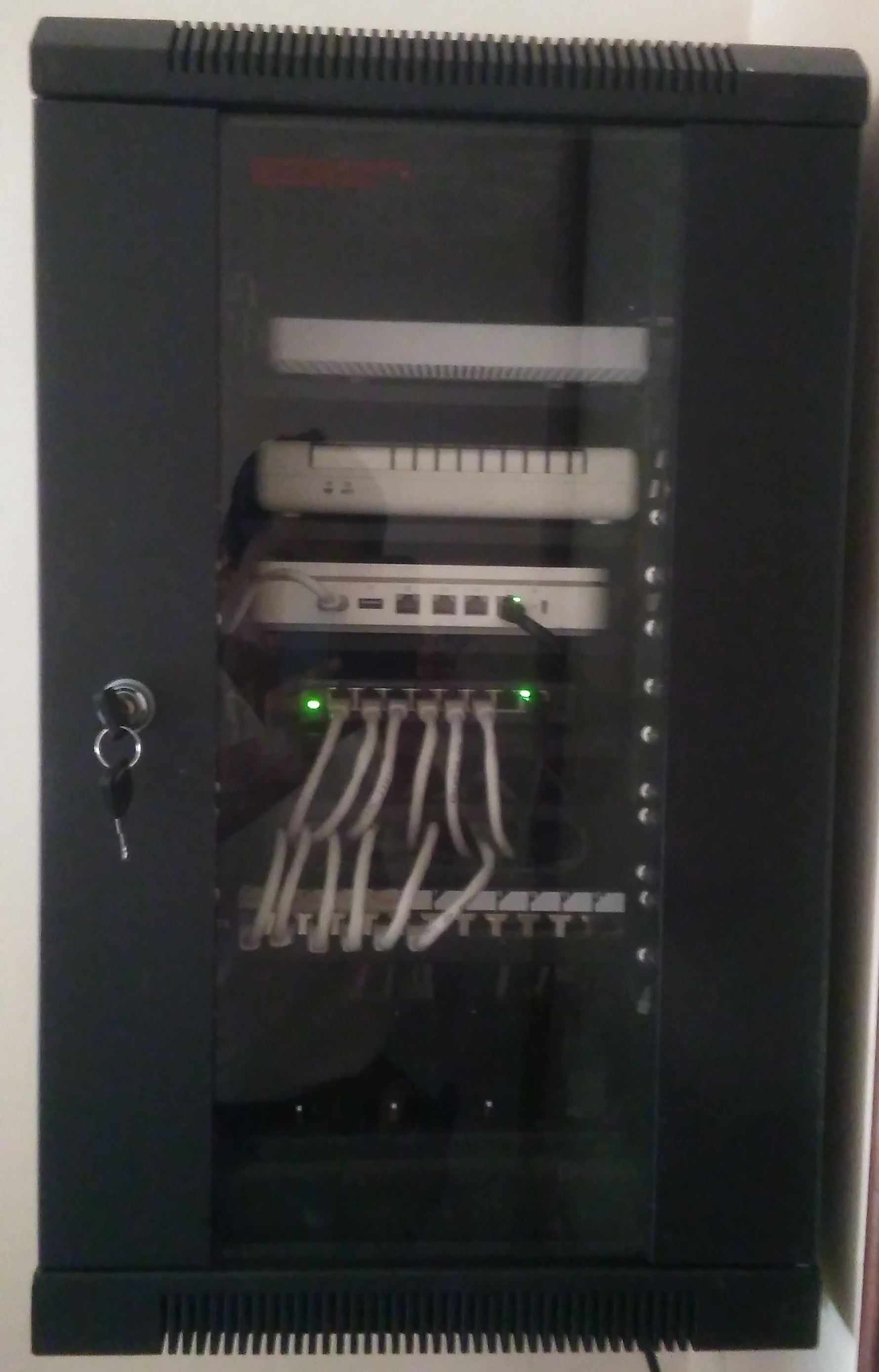 Gabinete para red LAN