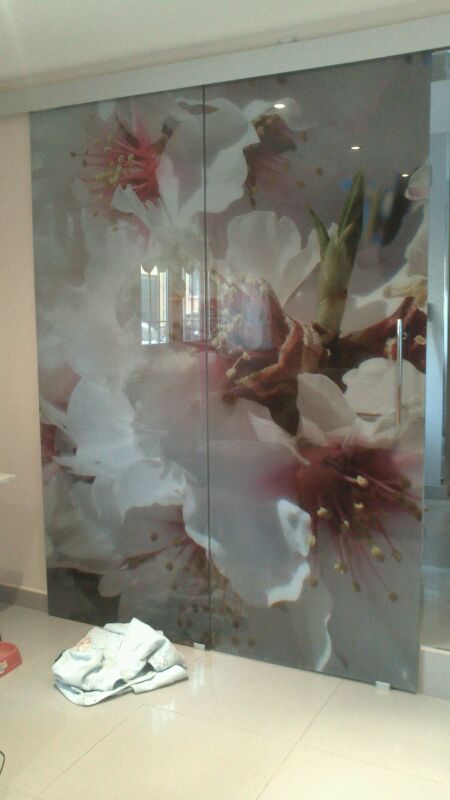 Puerta corredera doble hoja