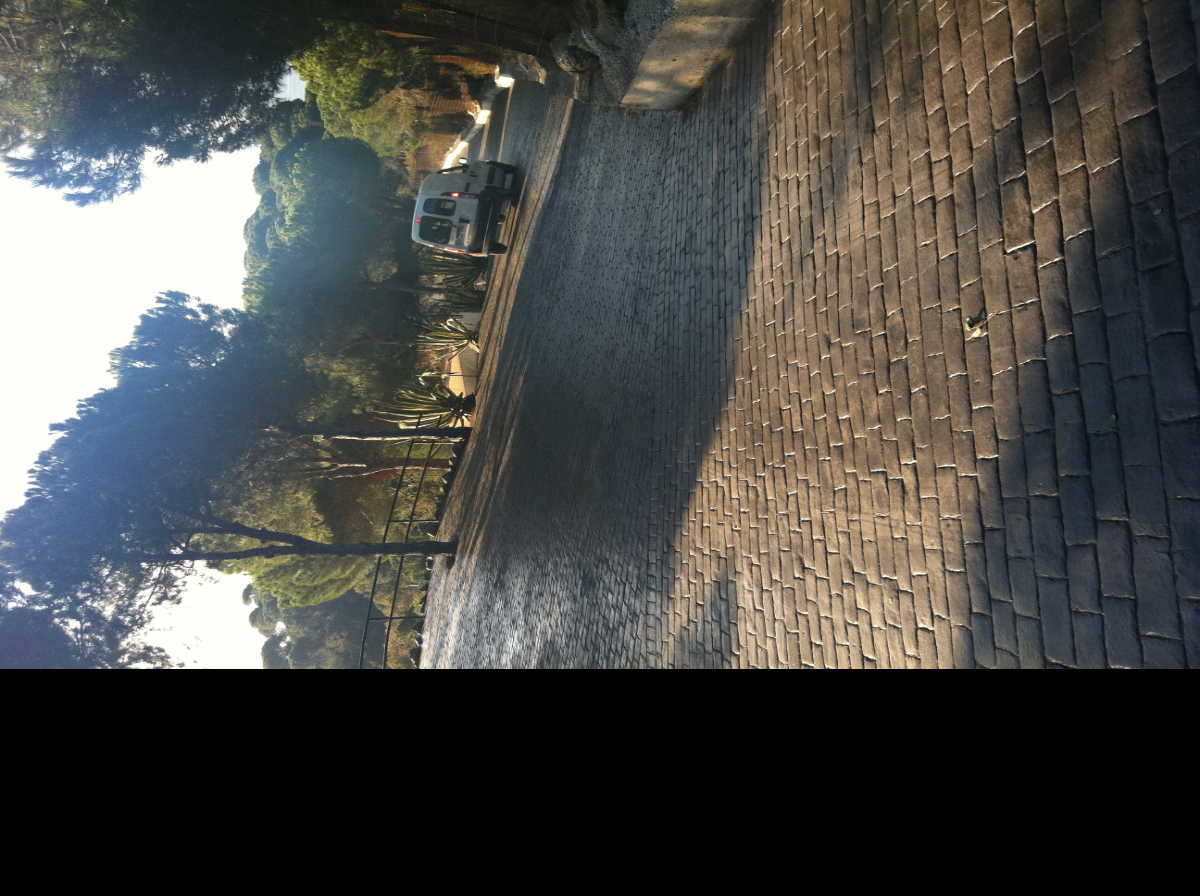 Rampa pavimento impreso