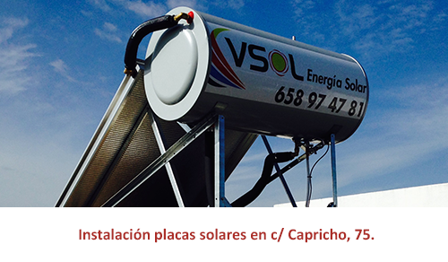 Instalación paneles solare para producción de agua caliente sanitaria