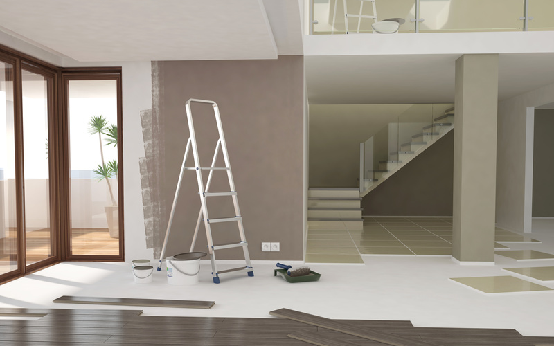 Reforma de un salón.