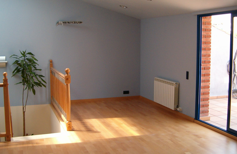 Reforma de un cuarto.