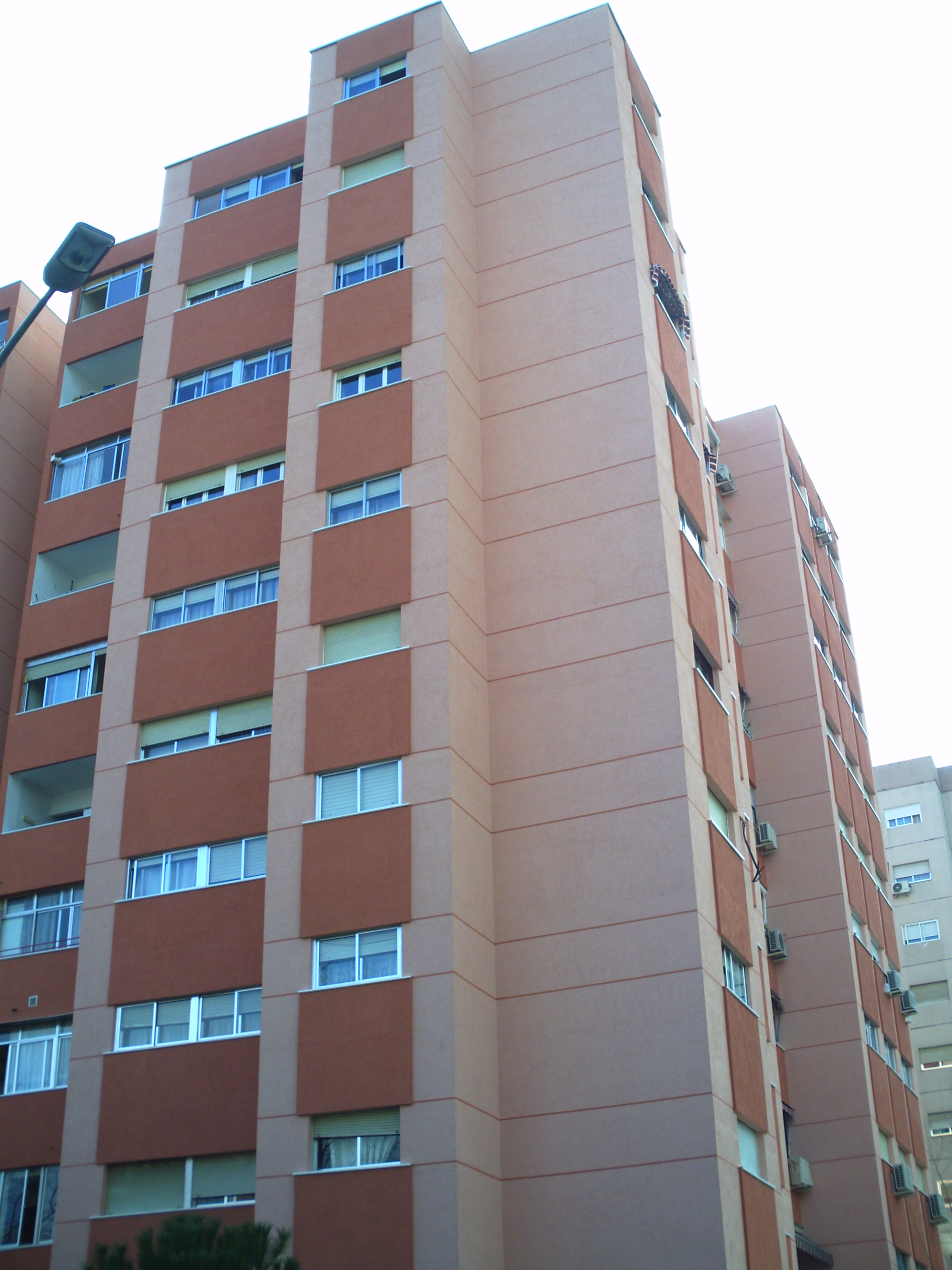 rehabilitación de fachadas monocapa