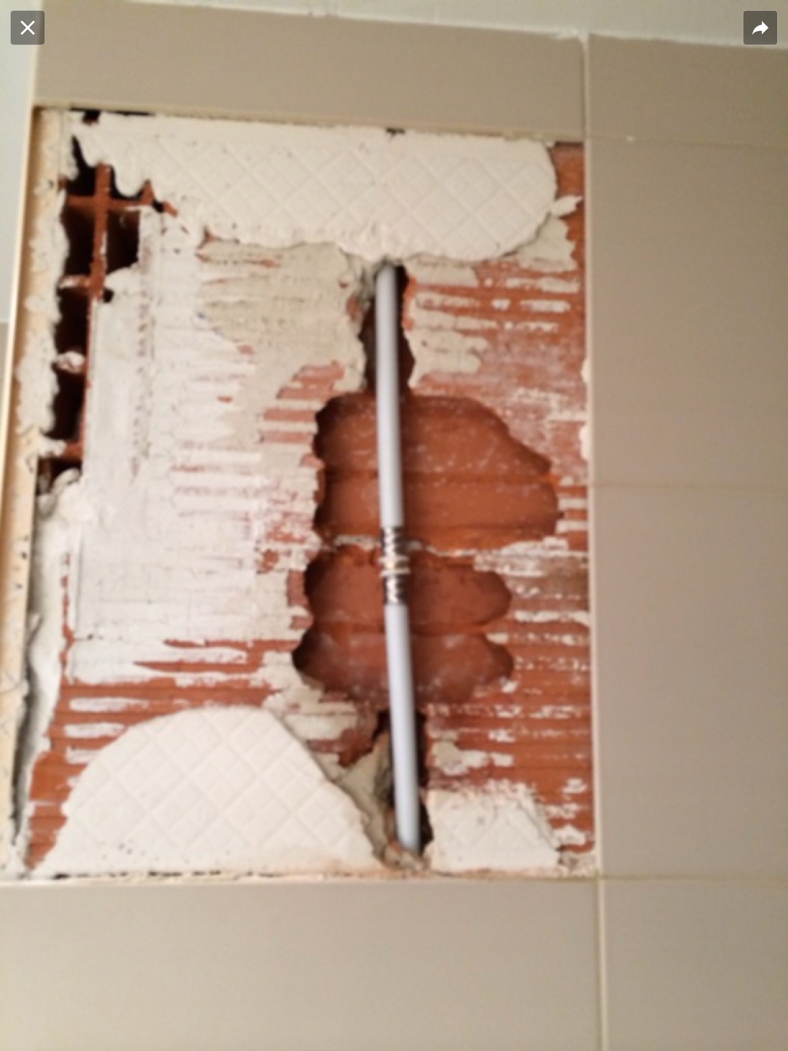 Reparación tubería multicapa