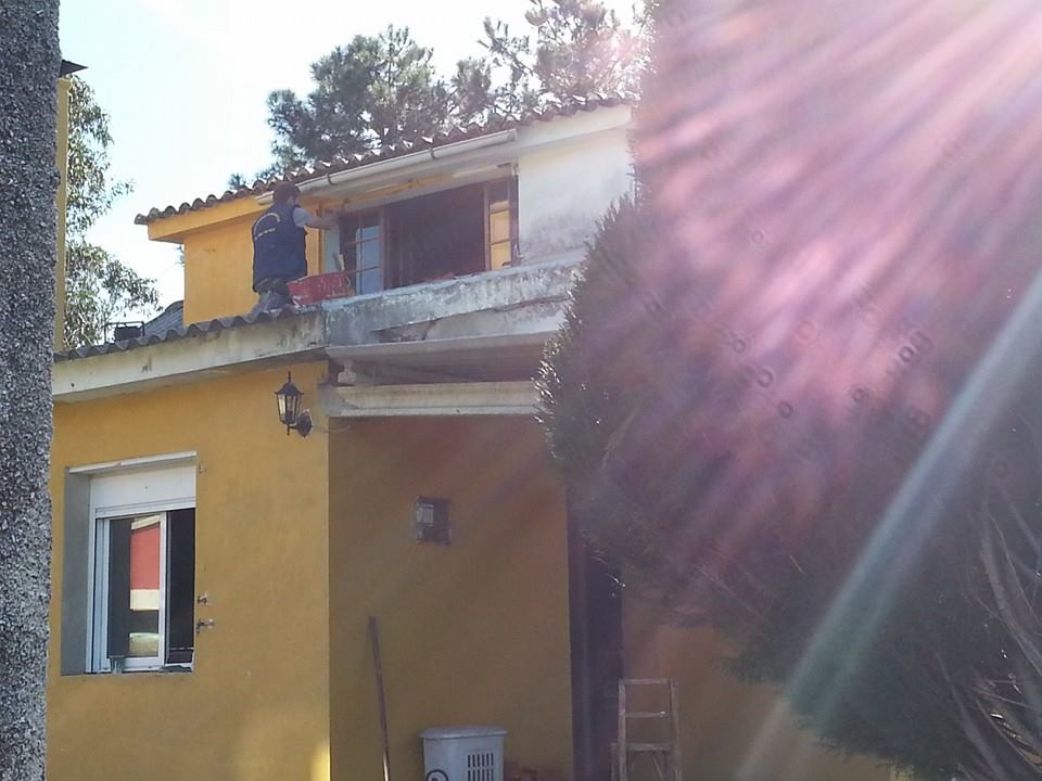 Reparación y pintura en fachadas