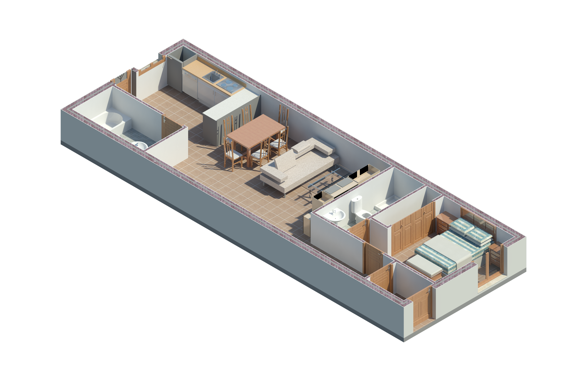 Proyecto de Vivienda Unifamiliar entre medianeras