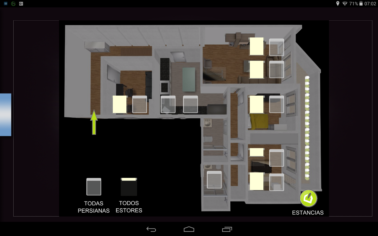 Control de Persianas y estores de toda la casa