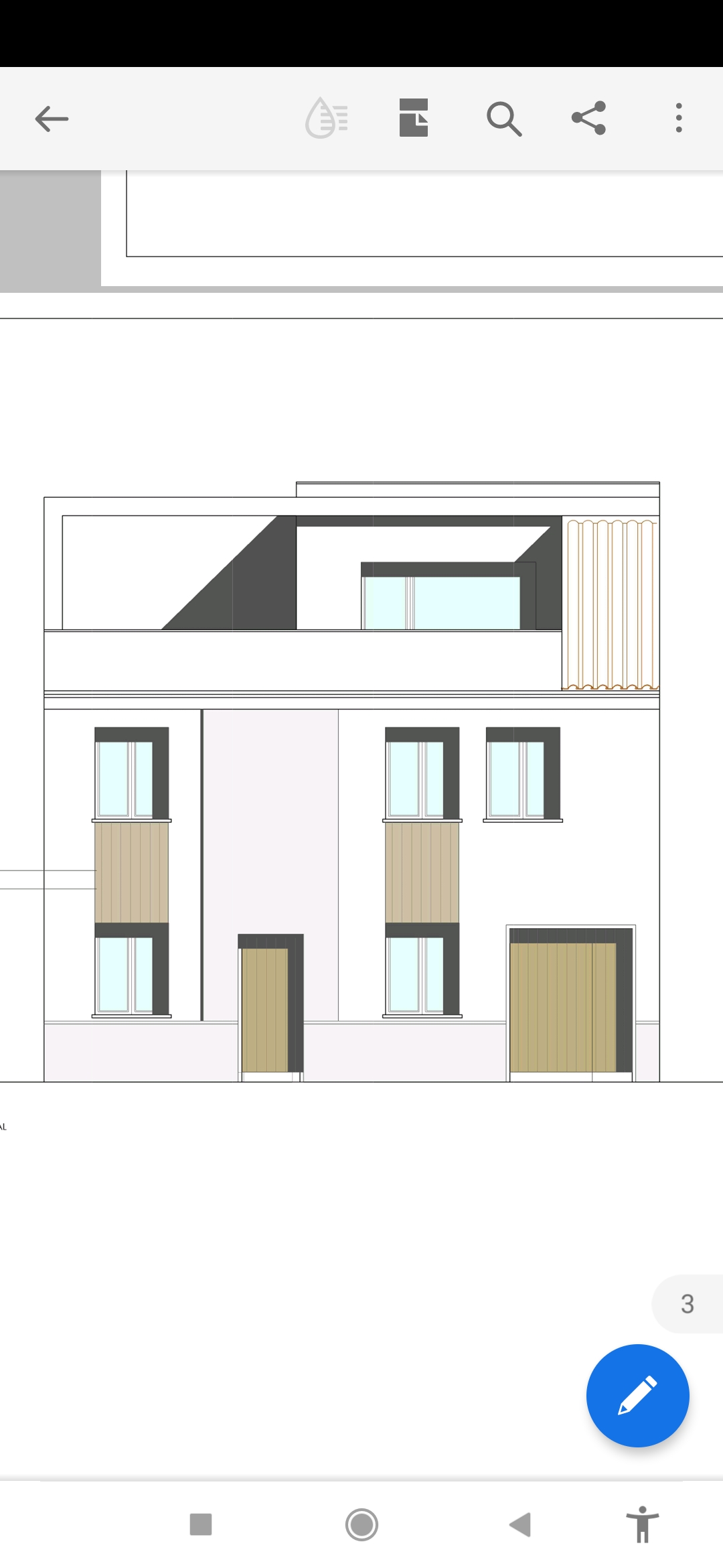 Fachada decorativa en Madera de exterior.