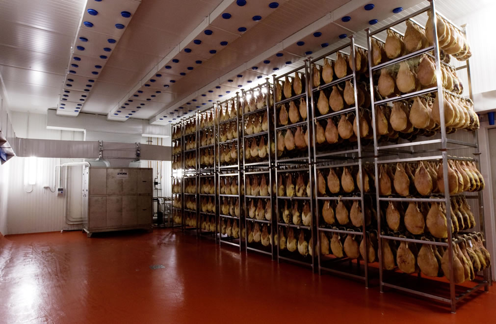 Secadero industrial de jamones