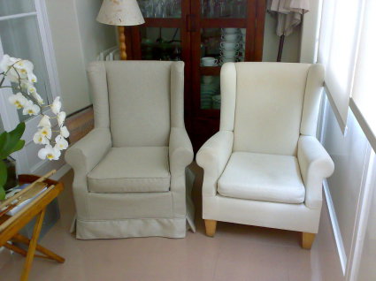 Funda para sillón orejero