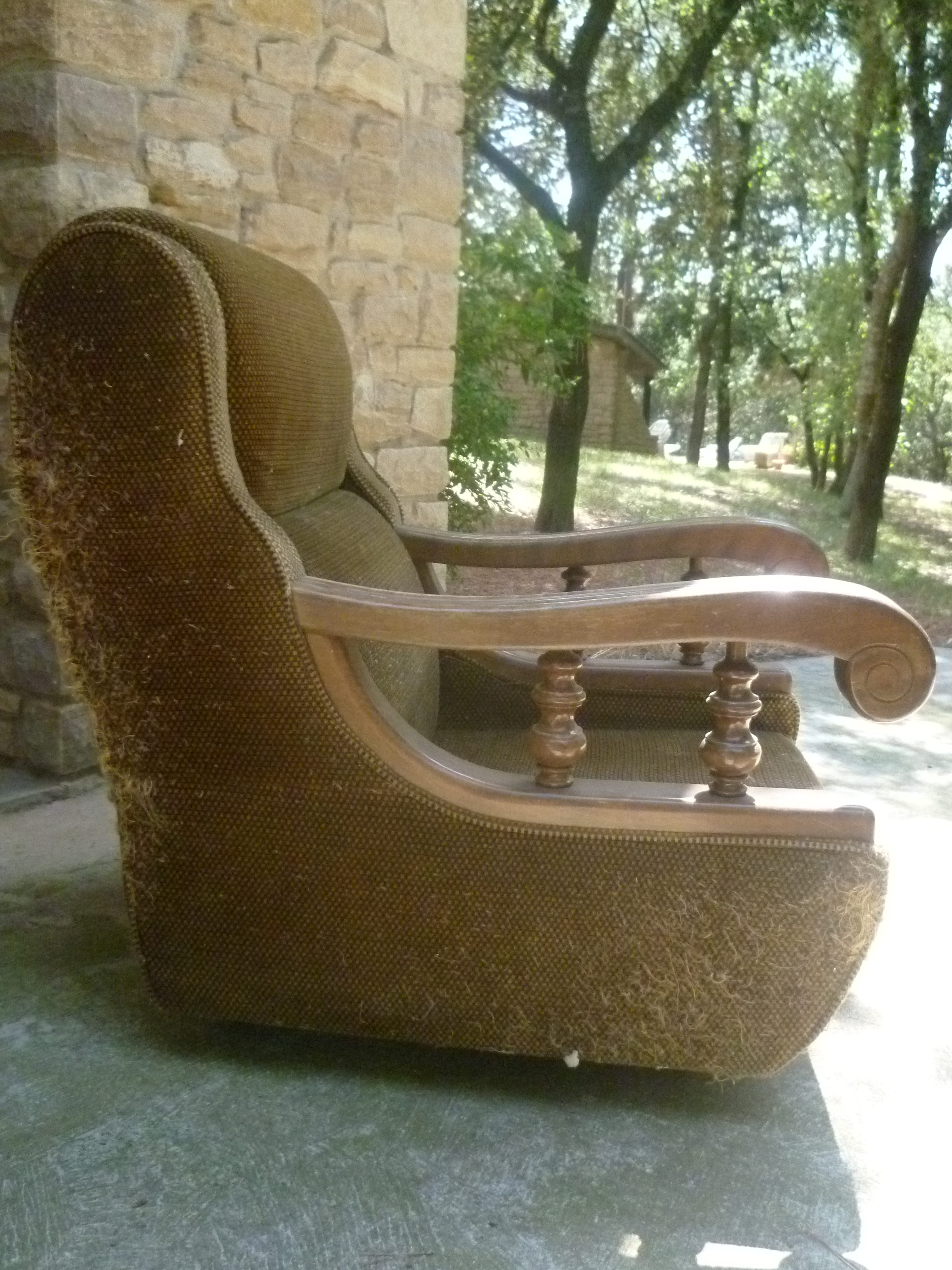 Sillón "vaquero" antes