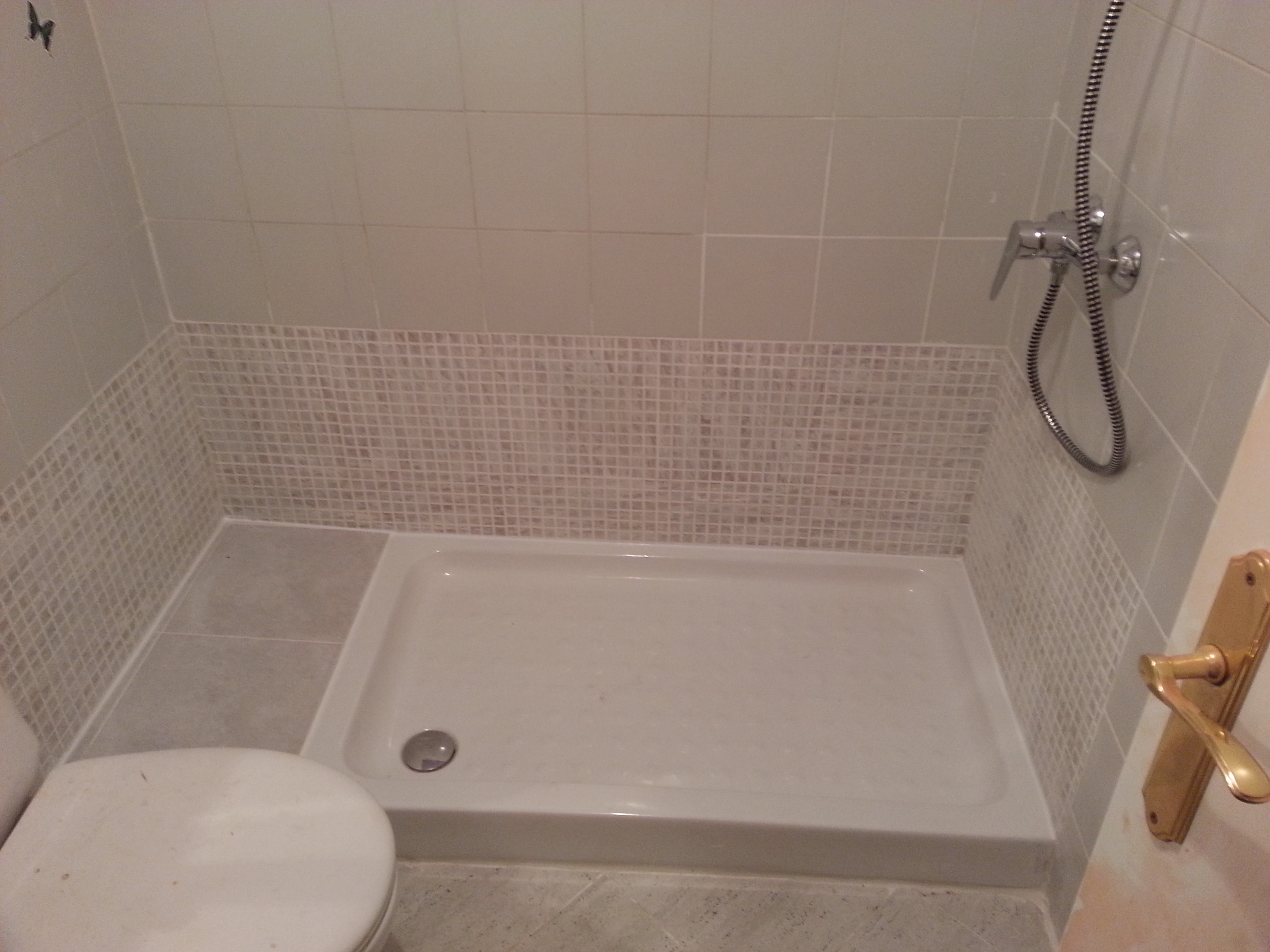 sustitución de bañera por plato de ducha.