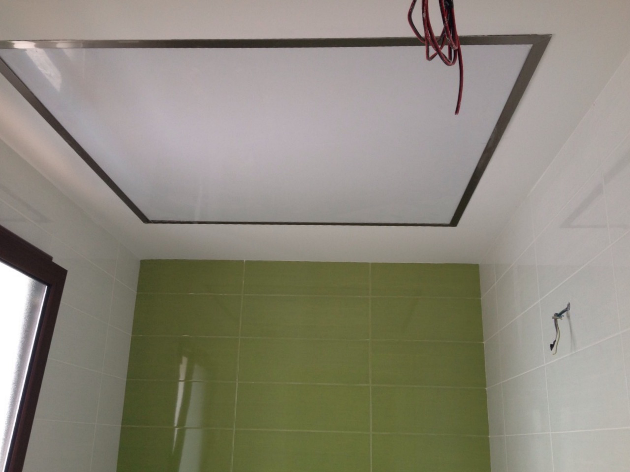 Iluminación techo de baño