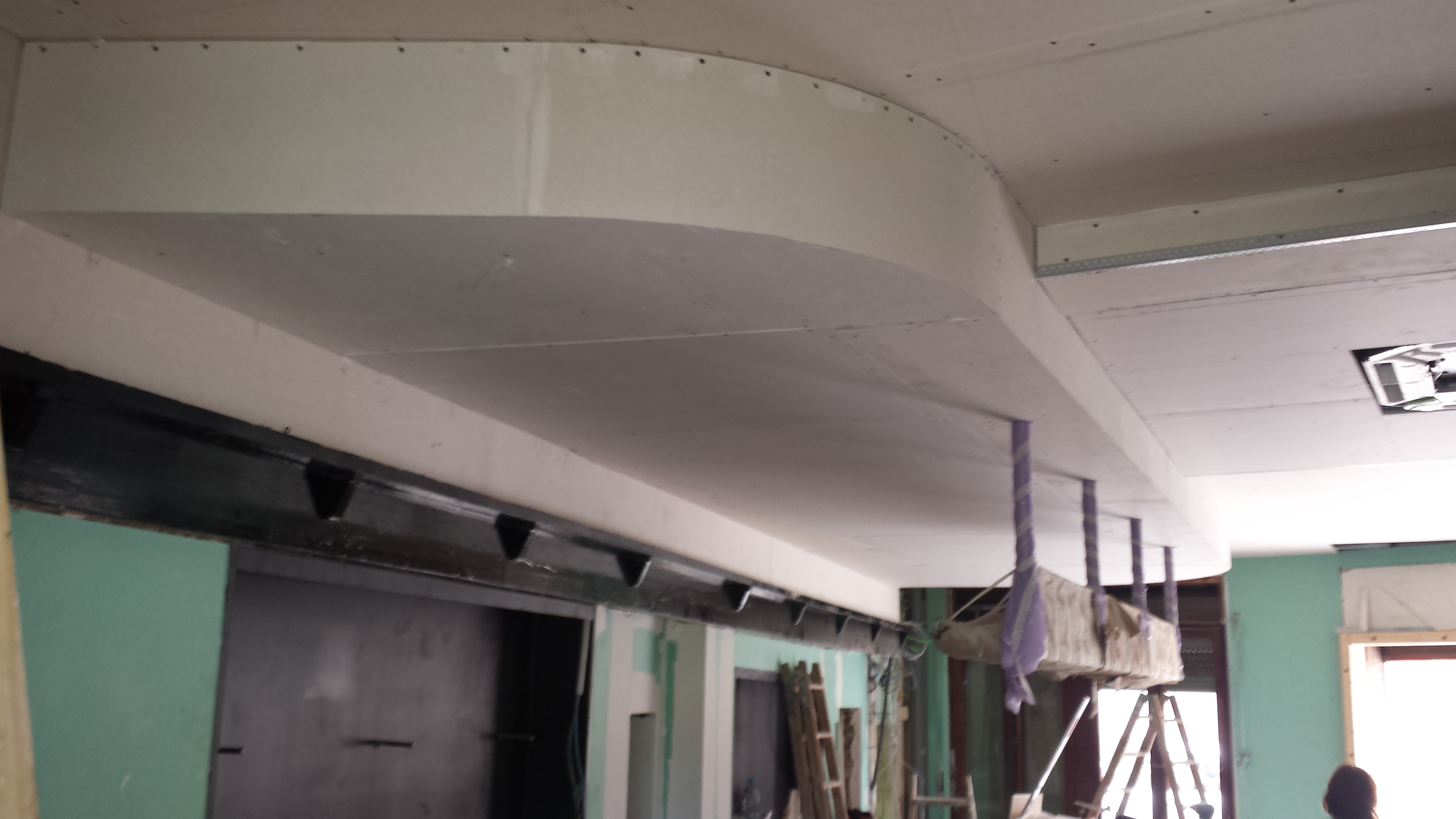 Techo pladur punto redondo