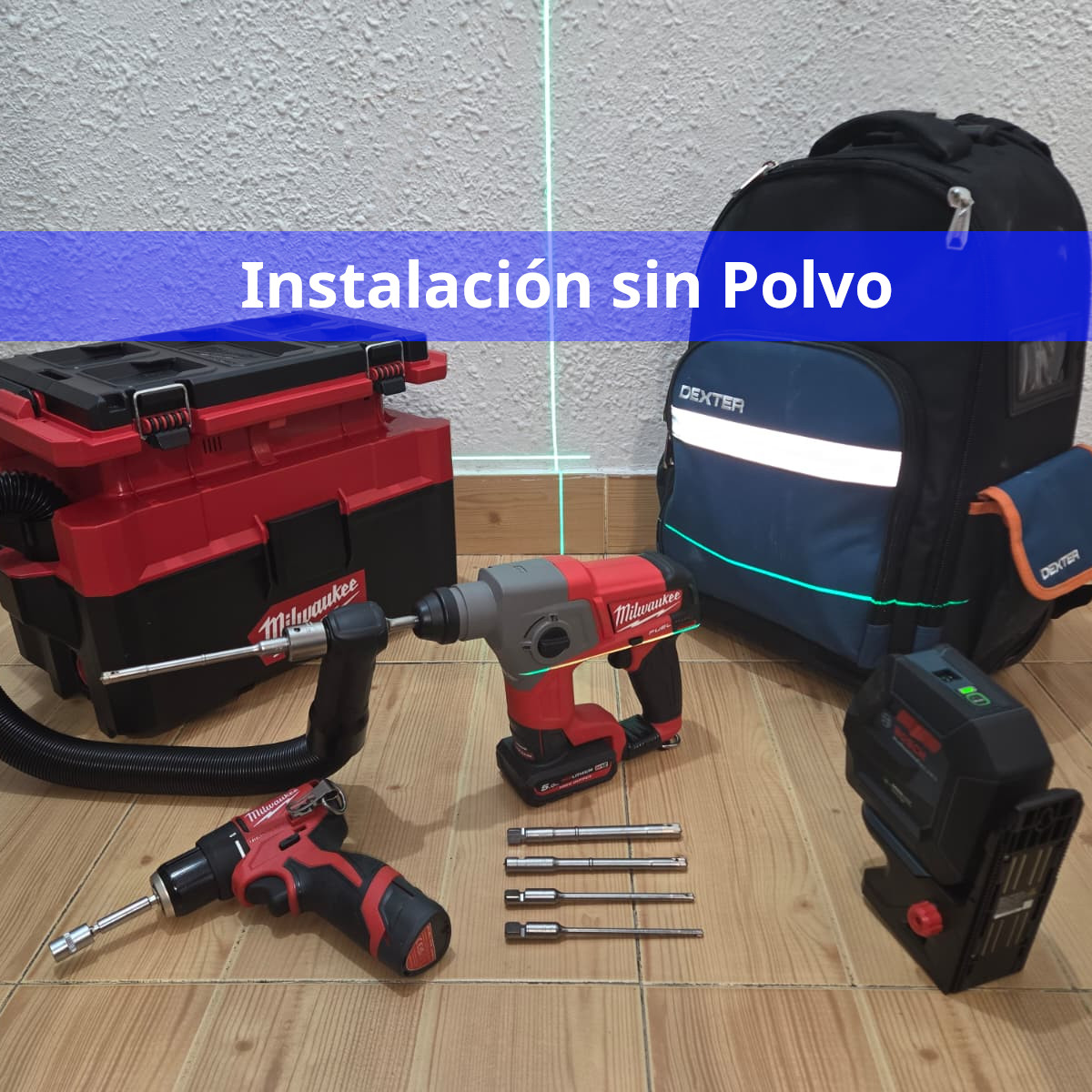 Instalación limpia y cuidada en viviendas habitadas.