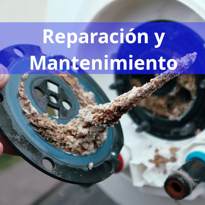Reparación y mantenimiento de instalaciones de agua.