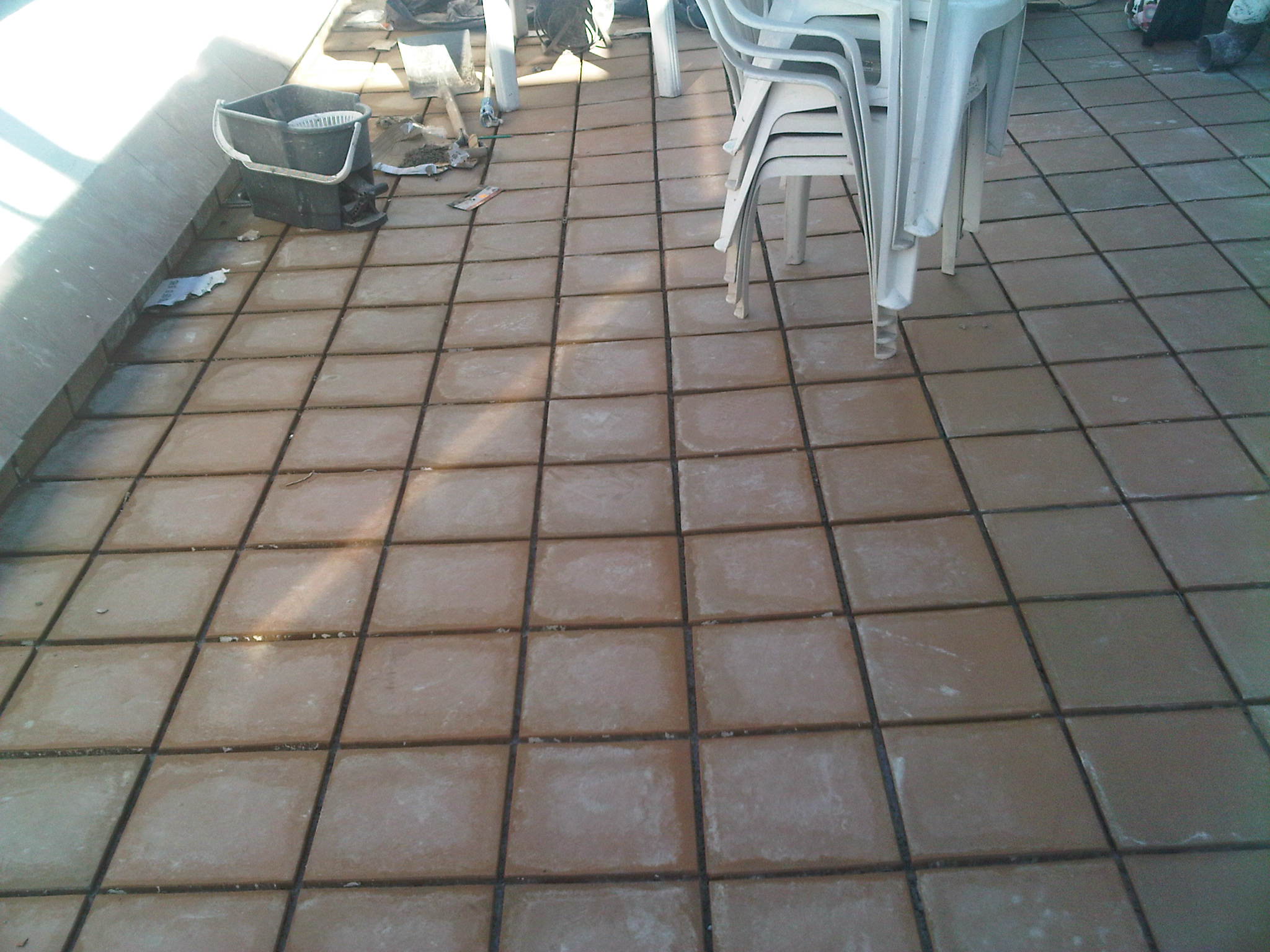 Terraza ya rehabilitada