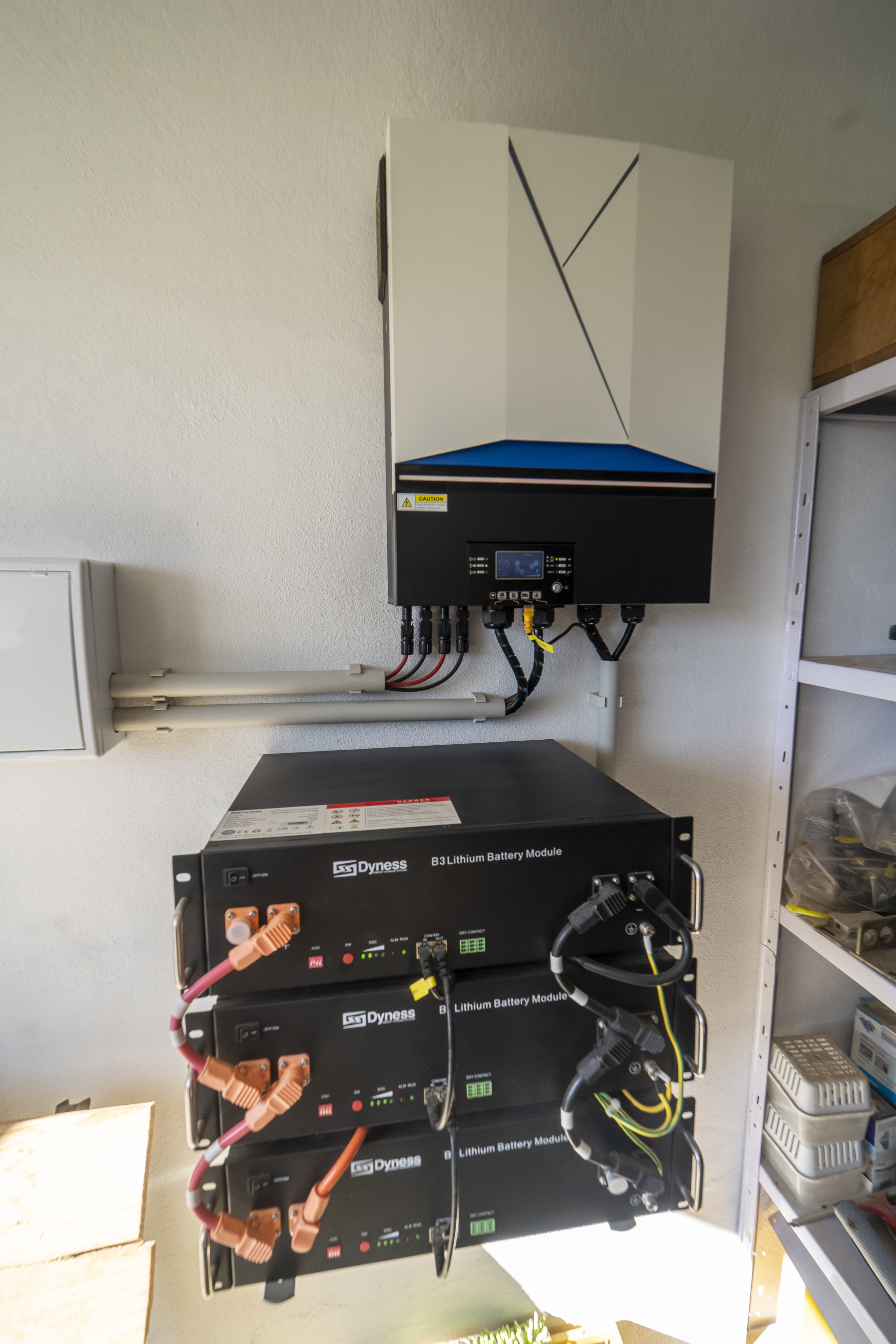 Instalación de equipo Interior Fotovoltaico