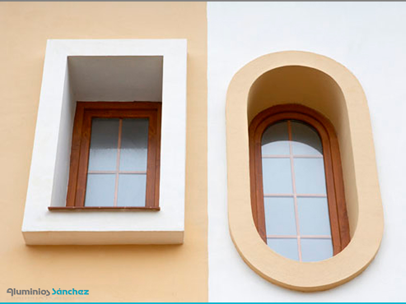 Ventanas efecto madera