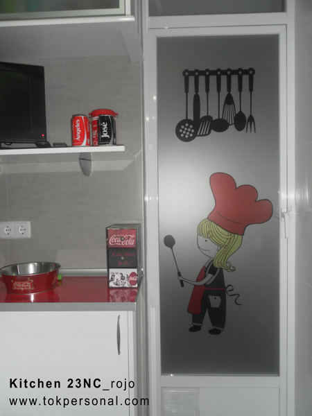 vinilos para cristales modelo Kitchen 23NC_rojo... en tokpersonal.com