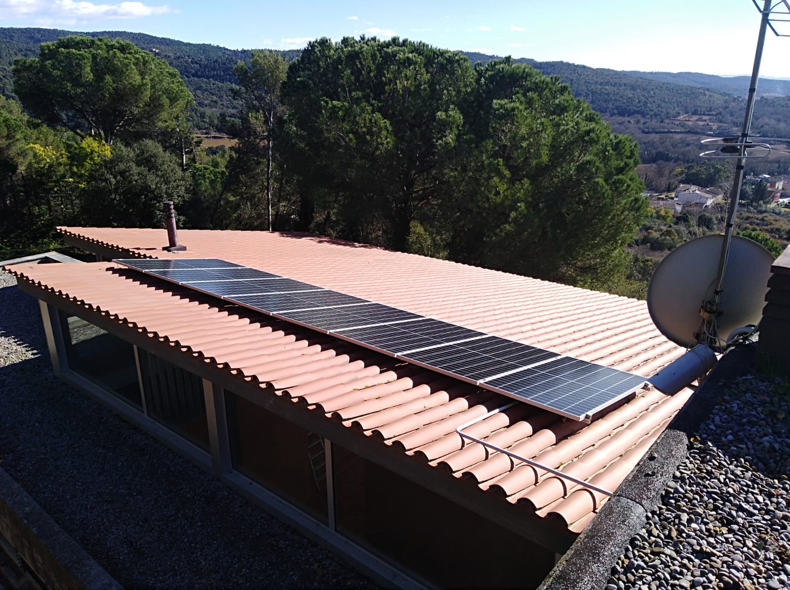 Instal·lació solar fotovoltaica a Girona