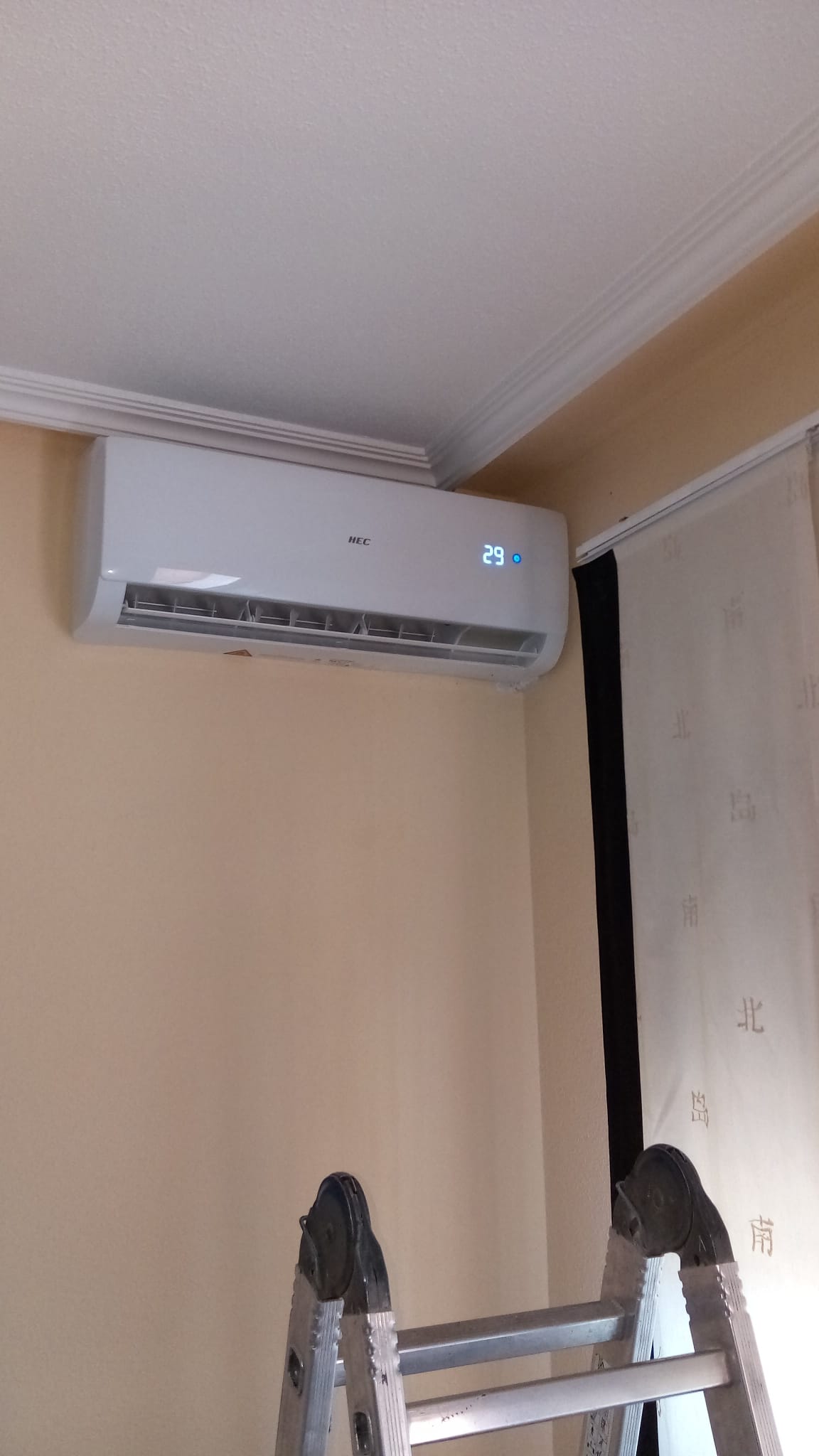 Instalación de aire acondicionado