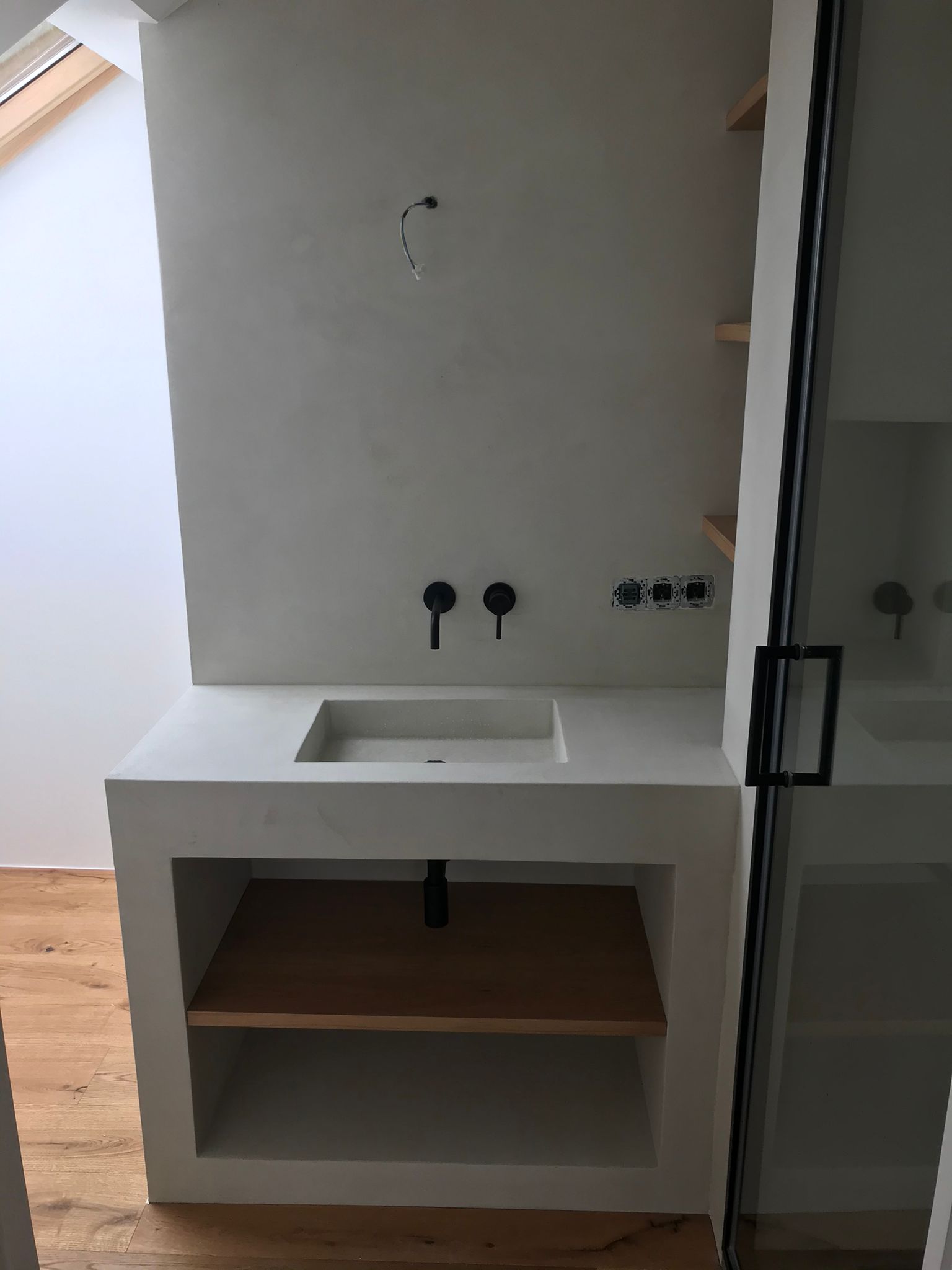 Muebles de microcemento