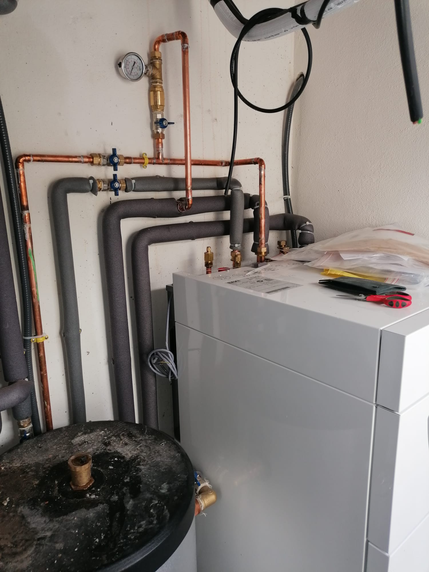 Instalación caldera de gas