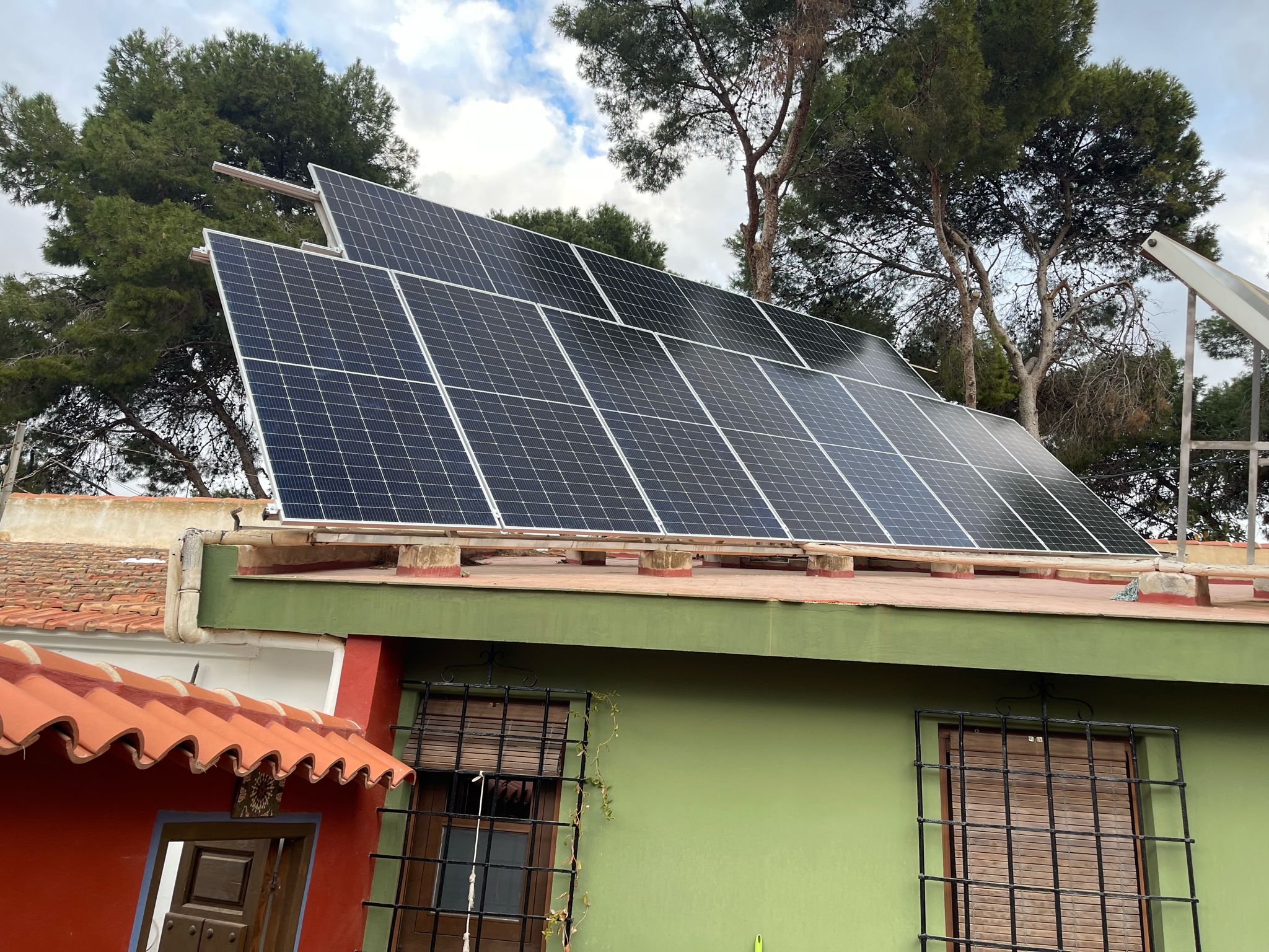 instalación 7kw con bateria