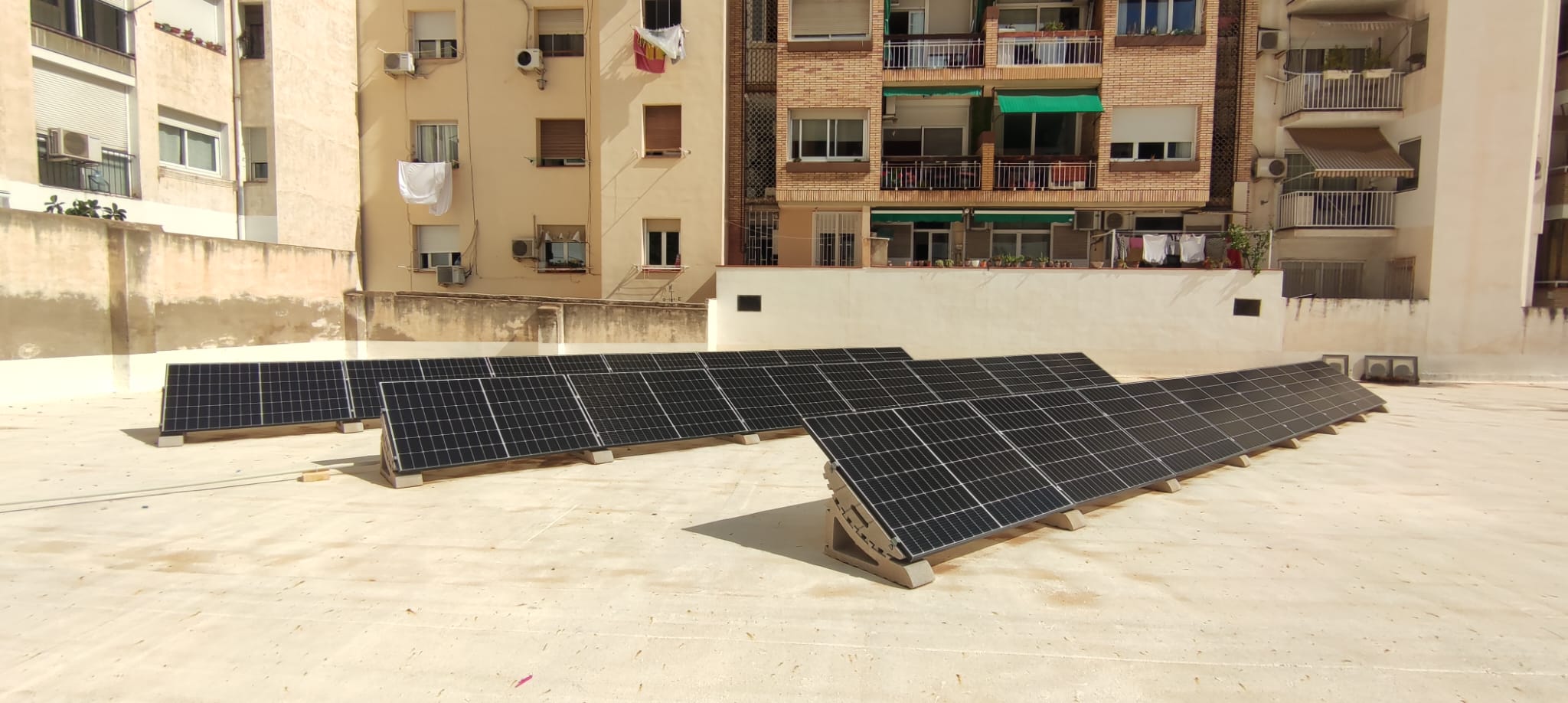 Campo de captación energía solar