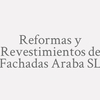 Reformas Y Revestimientos De Fachadas Araba Sl