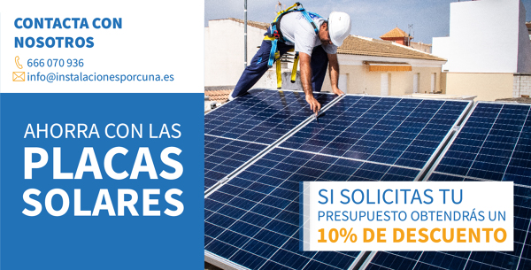 10% de descuento en instalaciones de autoconsumo