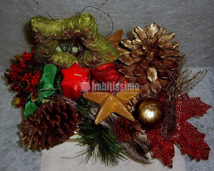 Oferta decoración Navidad centros de mesa a 35 €
