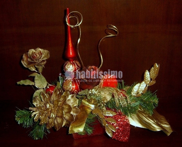 Oferta decoración Navidad centros de mesa a 35 €