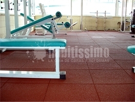 Oferta losetas caucho granulado 4 cm desde 13 € unidad