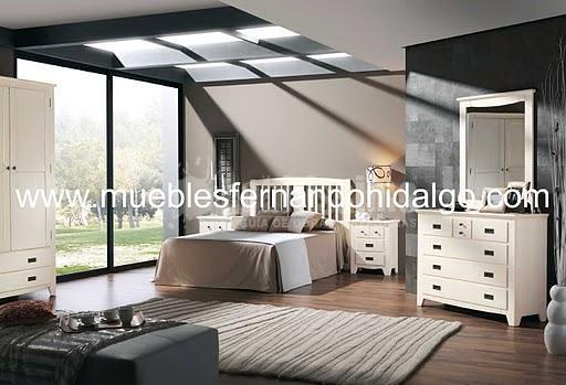 35% descuento de fábrica en dormitorios pino macizo colonial, neoclásico y provenzal.