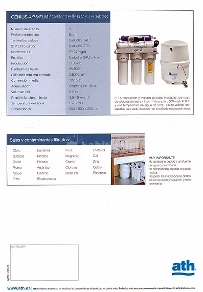 Oferta Descalcificador + Osmosis 1700 €