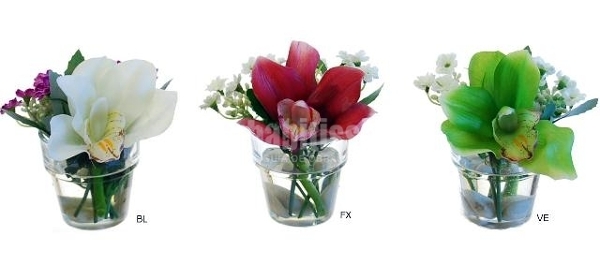 Oferta Cristal Con Flor Artificial Inmóvil Desde 5.50 €