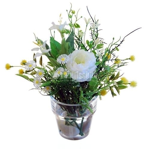 Oferta Cristal Con Flor Artificial Inmóvil Desde 5.50 €