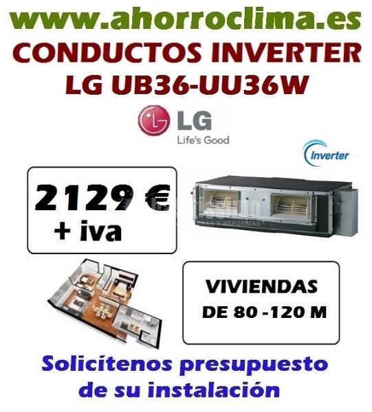 Oferta Conductos Lg Ub36-uu36w Inverter 2129 € + IVA