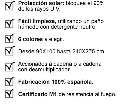 Oferta Enrollables