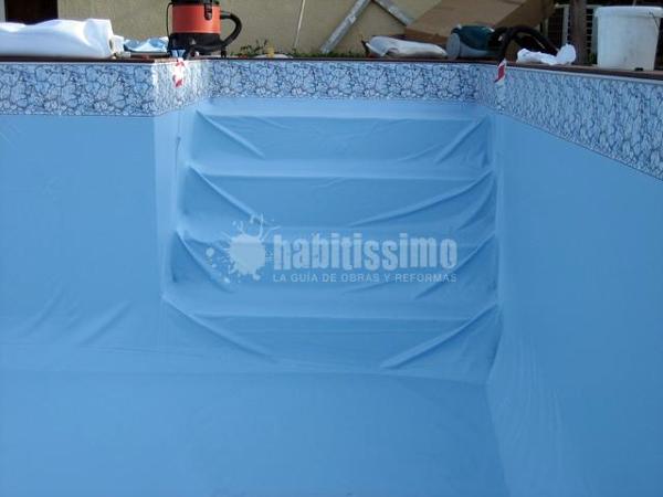 Oferta piscina de obra y liner por 7000 €
