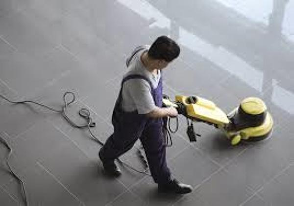 Abrillantado con máquina rotativa